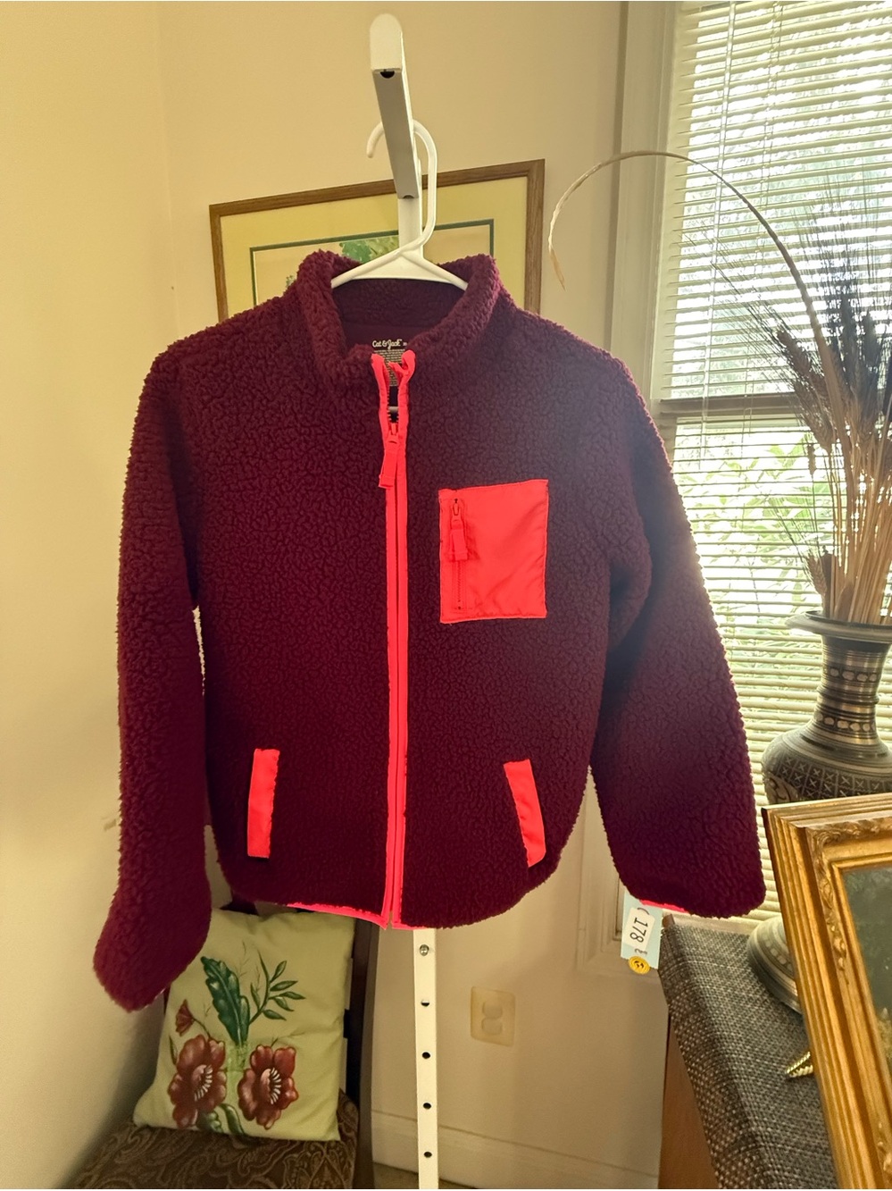 Cat + Jack Zip Up Big Kids Jacket. NWT. Size XL 14.